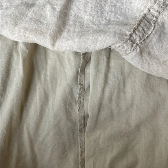 Vintage GAP Cream A-Line Women's Skirt, Linen
